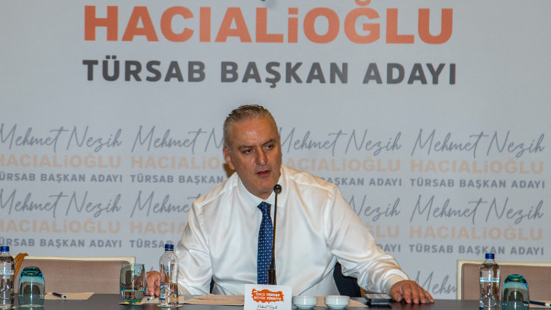 TÜRSAB Başkan Adayı M. Nezih Hacıalioğlu Seçim Manifestosunu Açıkladı: “Öncü TÜRSAB, Büyük Türkiye